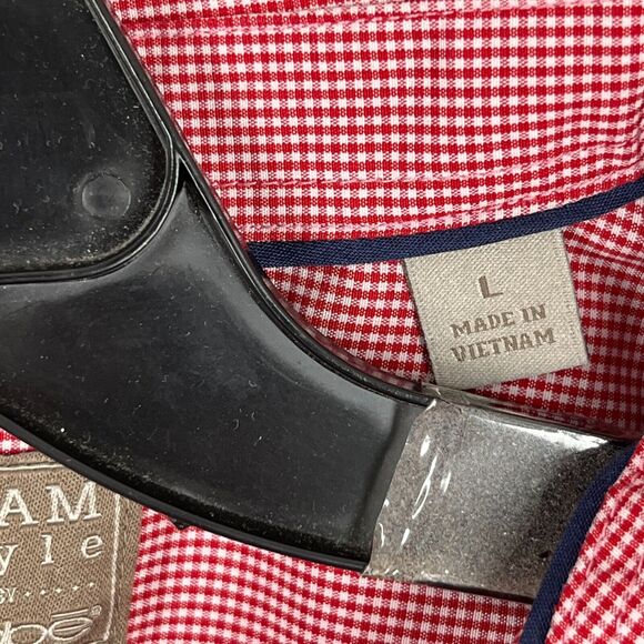 Chik-Fil-A Shirt Womens Large Button Up Employee Uniform Workwear Work Fast Food - Picture 6 of 10